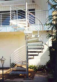 Treppen, Gelnder, Brstungen, Fluchtanlage